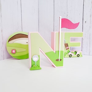 Hole in One 3d Letters, Golf Birthday, Hole in One First Birthday Party, Ideal for Birthday Girl