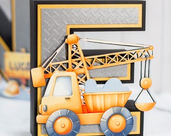 Festa de Construção com Letras 3D para o Primeiro Aniversário do Seu Pequeno