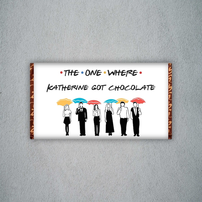 Make Your Own Personalised Chocolate Bar | Wrapper Only , - Etsy UK