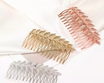 Leaf Shaped Hair Clip Slide Jewellery Accessories Boho Hair Pin UK seller Leaf Shaped Hair Clip Slide Jewellery Accessories Boho Hair Pin UK seller
