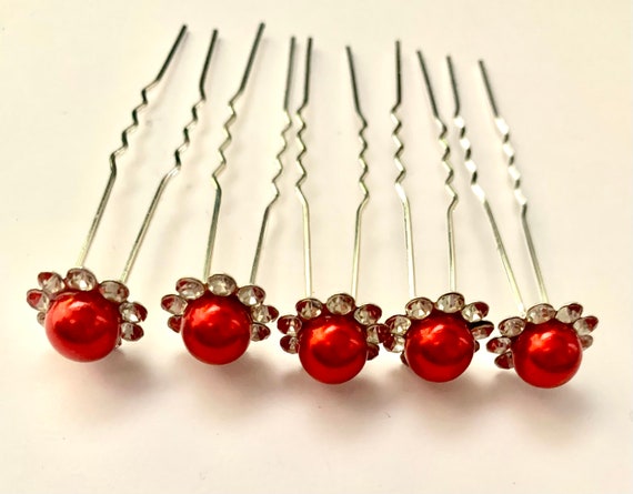 5PCS Pearl Head Pins Wedding Bouquet Pins Wedding Decoration