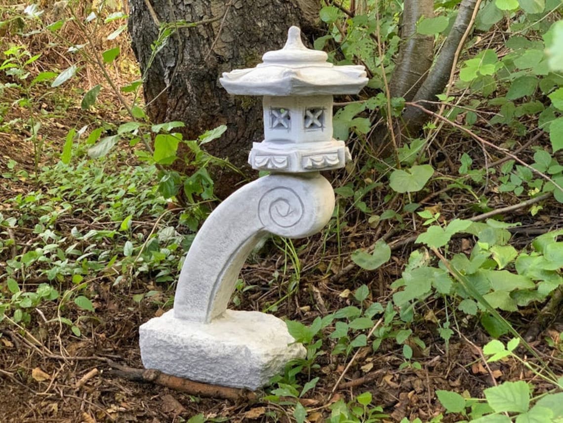 GRAN LINTERNA JAPONESA. Pagoda japonesa linterna de piedra | Etsy