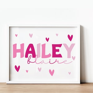 Name Printable Custom Name Personalize Design Nursery Printable Name ...