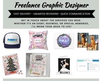 Hire a Graphic Designer, Professional Graphic Design Service, Custom Graphics, Event, Branding & Digital Design Packages, Logo, Photoshop