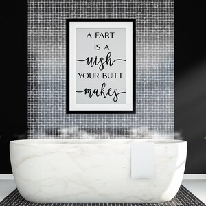 Set of 22 Bathroom Prints, Home Decor Posters, Bathroom Minimalist Funny Quotes Bundle, Toilet Fun Prints, Bathroom Art Digital Download image 4