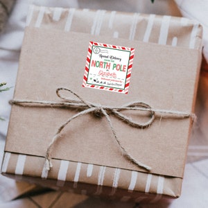 Personalized Christmas Gift Printable Stickers Labels From Santa ...