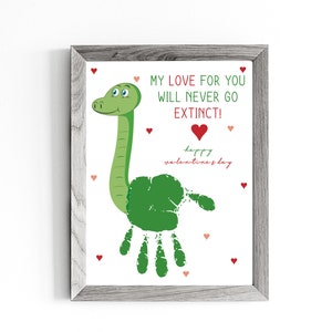 Carte de la Saint-Valentin pour un être cher, artisanat d'art pour enfants en bas âge pour bébé, mémoire souvenir, carte imprimable, souvenir de mémoire bricolage, téléchargement immédiat