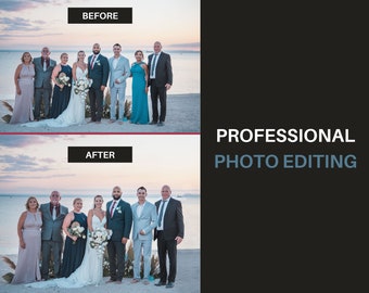 Photoshop Service, Add Person to Photo, Photoshopping Deceased Loved One into Family Photo, Photo Edit, Professional Photo Editing Service
