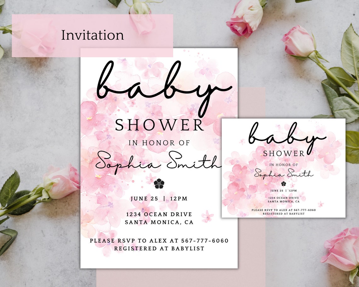 All Things Baby Shower Bundle Printable Baby Shower Etsy