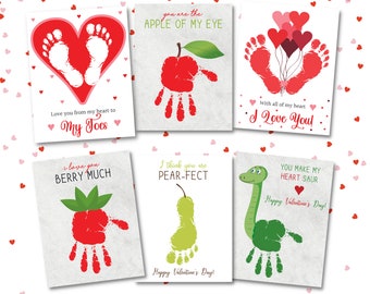 Set of Bundle Handprints Footprints, Baby Toddler Kids Art