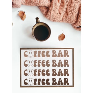 Coffee Bar Sign, Coffee Bar, Coffee Sign, Coffee Bar Decor, Home Decor, Decor, Retro Decor, Coffee Station, Retro Sign, Gift, Sign