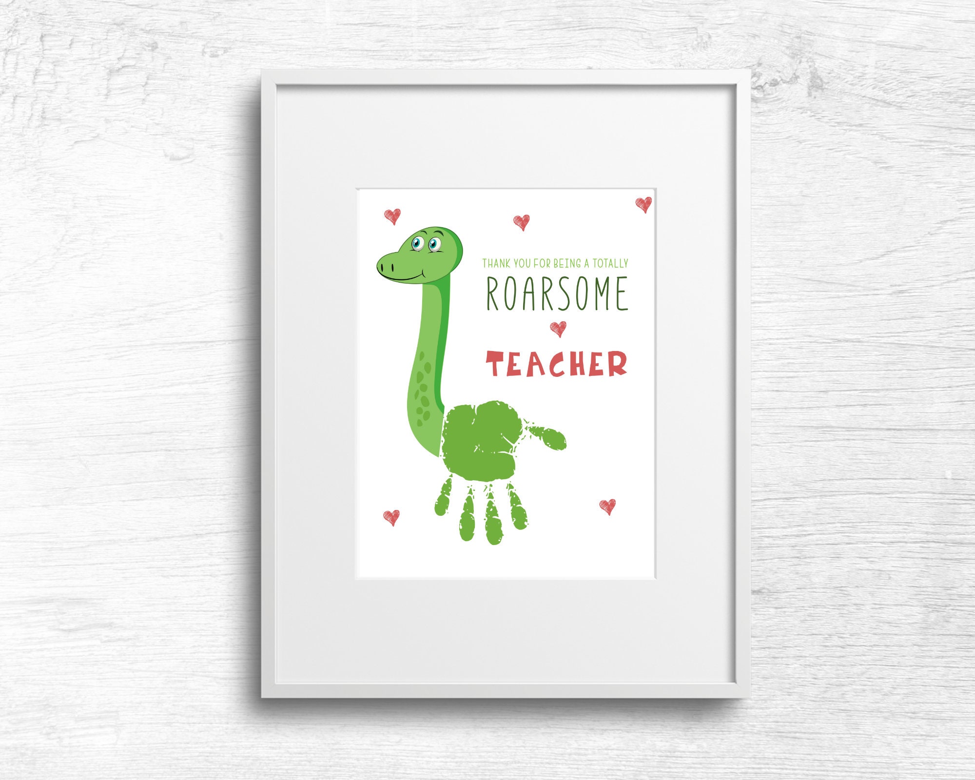 Handprint Art / You are totally Roarsome / Kids Handprint