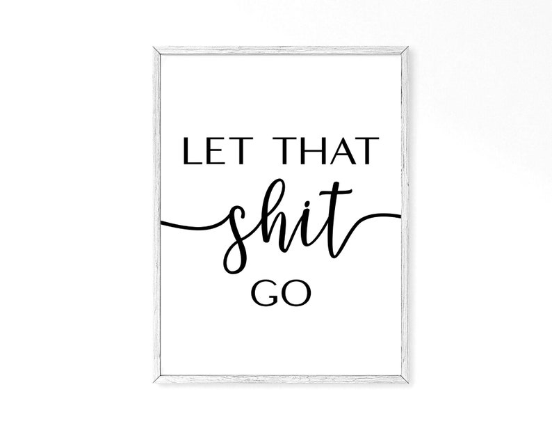 Set of 6 Bathroom Prints, Home Decor Posters, Bathroom Minimalist Funny Quotes Bundle, Toilet Fun Prints, Bathroom Art Digital Download image 7