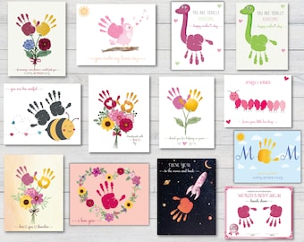 Buy Set of 13 Mother's Day Bundle Handprints, Baby Toddler Kids