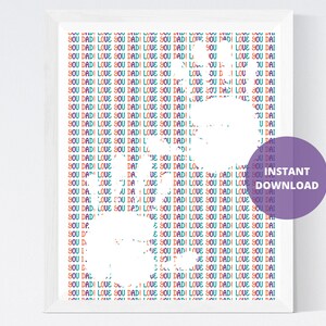 Je t'aime papa fête des pères empreintes de mains activité artisanale, bébé enfant en bas âge enfants Art, souvenir souvenir, imprimable, bricolage mémoire souvenir
