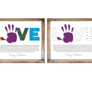 Carta de amor artesanal para crianças, artesanato com impressão manual, página para colorir, cartão de Natal para impressão, artesanato infantil DIY, lembrança de Natal, download instantâneo
