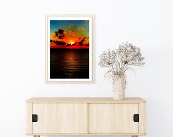 Beach Printable Wall Art, Ocean Print, Living Room Beach Print, Ocean Printable Wall Art, Beach Print Download, Beach Prints Wall Art Decor