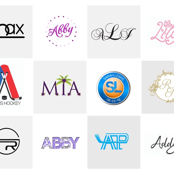 Custom Personalized Bar/Bat Mitzvah Logo | Sweet 16 | Birthday | Graduation | Wedding | Personal Use | Any Logo Design | Business logo