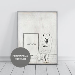 Custom Pet Portrait, Dog Portrait, Grunge Look, Personalize Gift, Custom Dog Portrait, Dog Art, Custom Pet Gift, Digital Download
