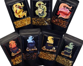 Set | Tea Blends Large Set Professional Magic Potion Tea Blends Loose Tea | Magic | fantasy