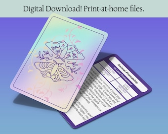 Printable Spell Cards - DnD 5e - PDF Fillable - Digital Download - Dungeons and Dragons