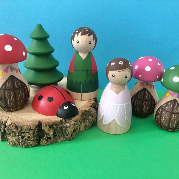 Wooden Garden Toys Etsy UK