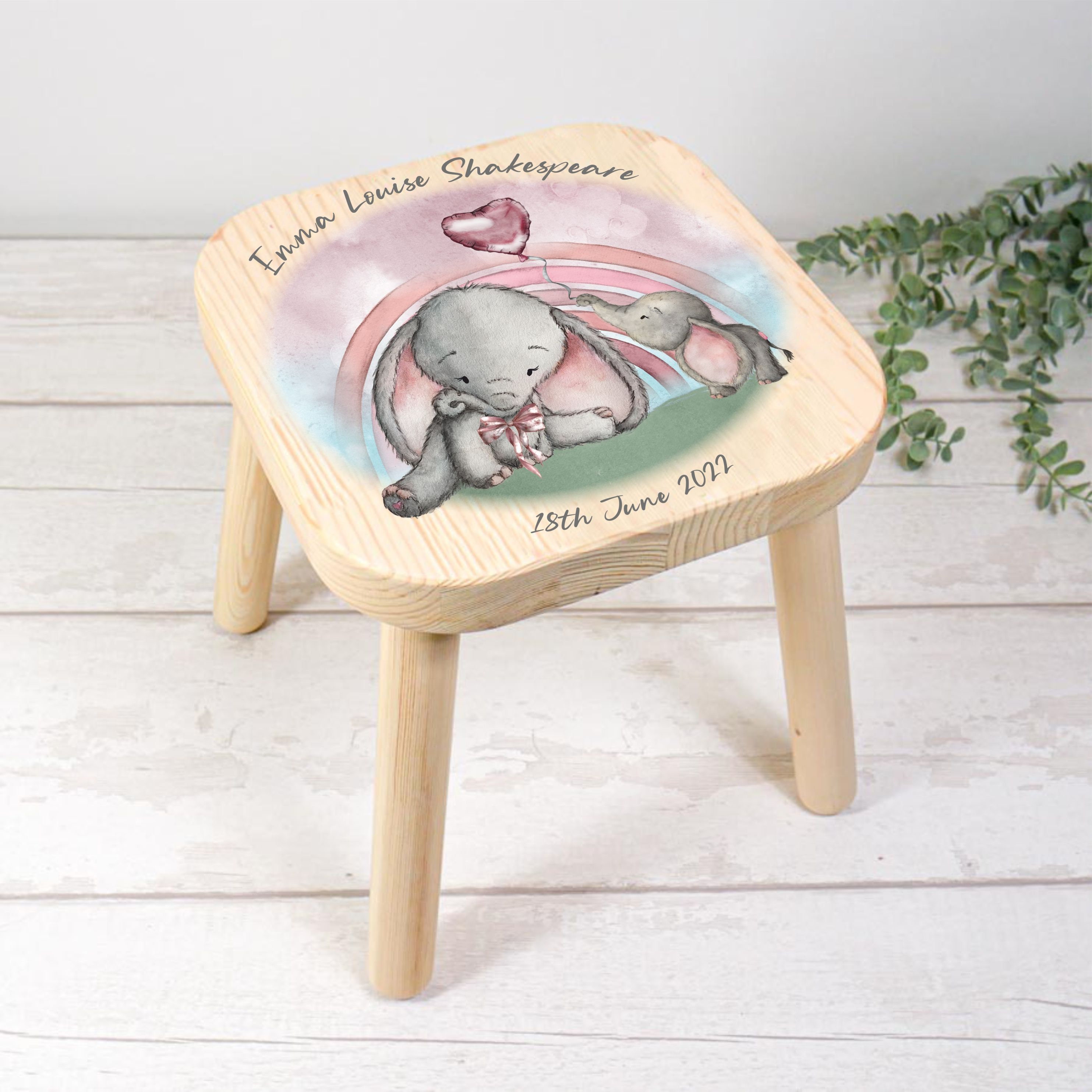 Personalized Child Stool Etsy UK