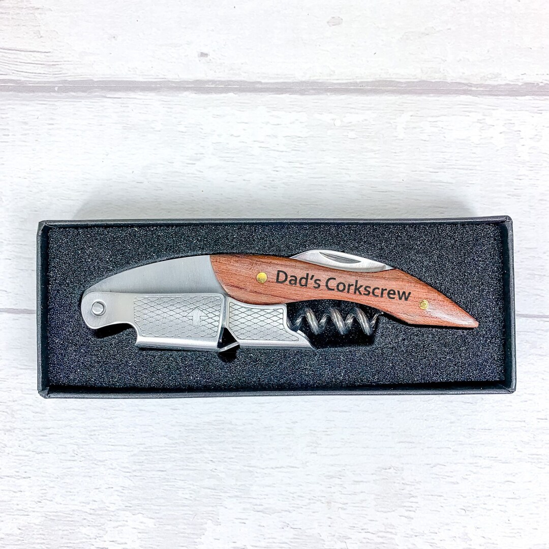 Personalised Waiters Friend Corkscrew, Wine Opener With Presentation