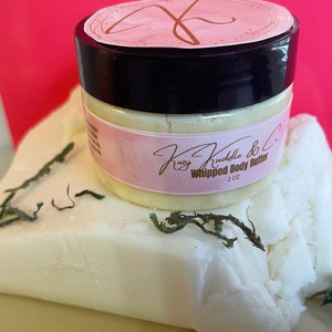 Whipped Body Butter, Natural Shea Butter, Skin, Face and Body