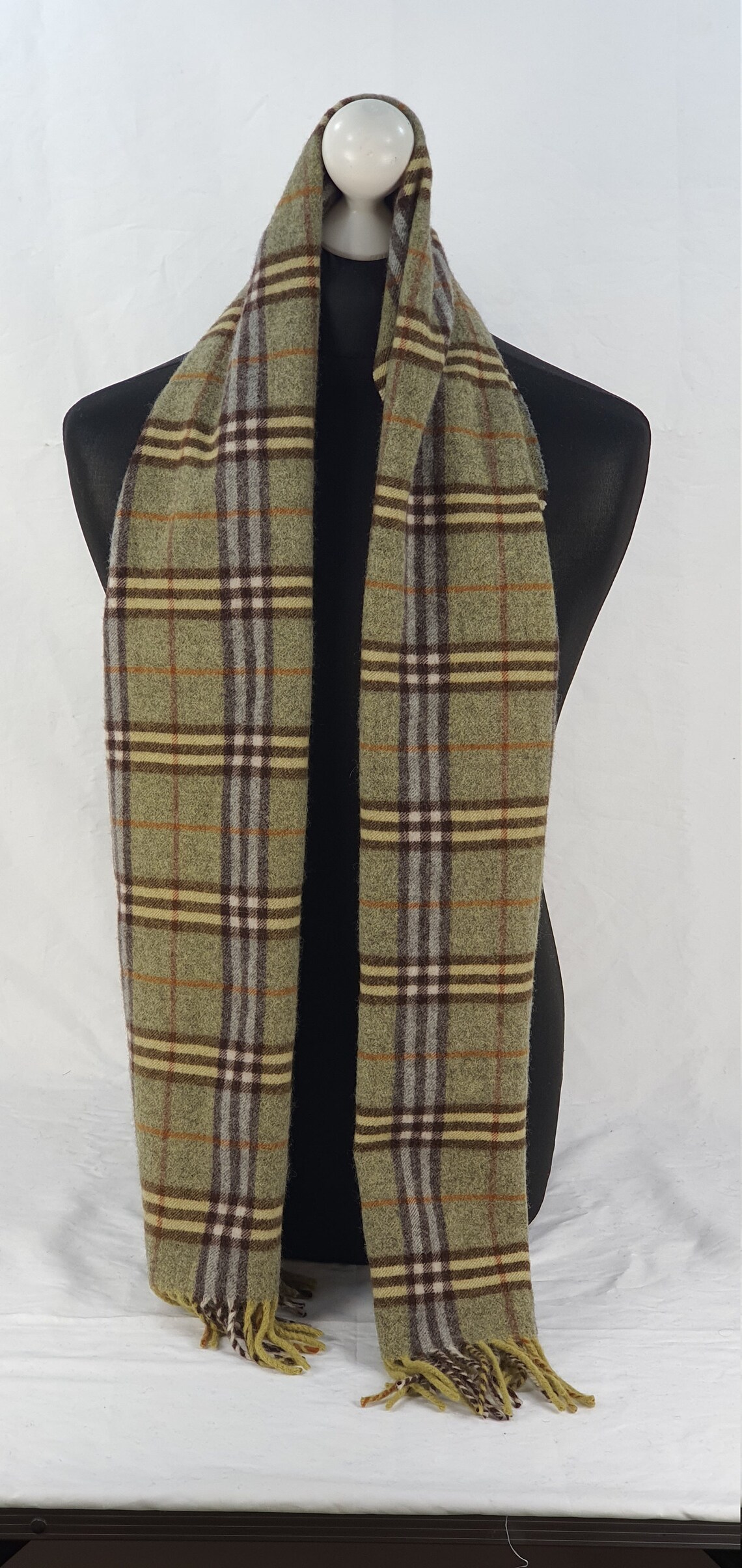 Burberry Scarf 100 Lambswool for men and women made in Etsy