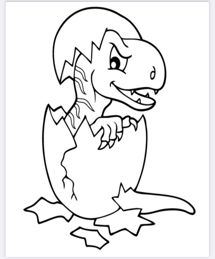 25 Printable Dinosaur Coloring Pages for Kids Instant Download - Etsy