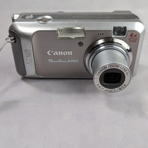 Canon PowerShot A460 5.0MP Digital Camera, 4x New Batteries, Charger, SD, Case image 8