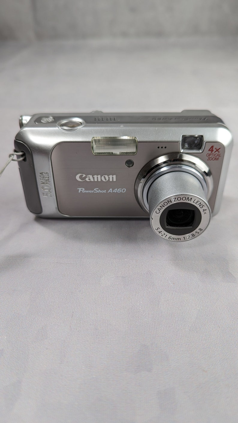 Canon PowerShot A460 5.0MP Digital Camera, 4x New Batteries, Charger, SD, Case image 8