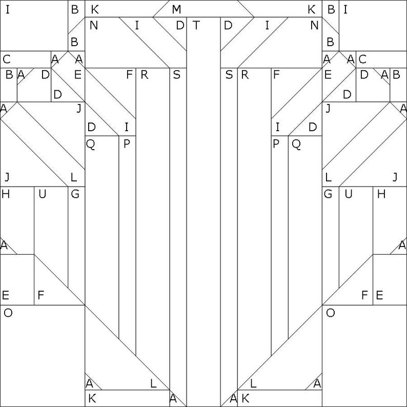 Scallop Shell Quilt Block Pdf Pattern - Etsy