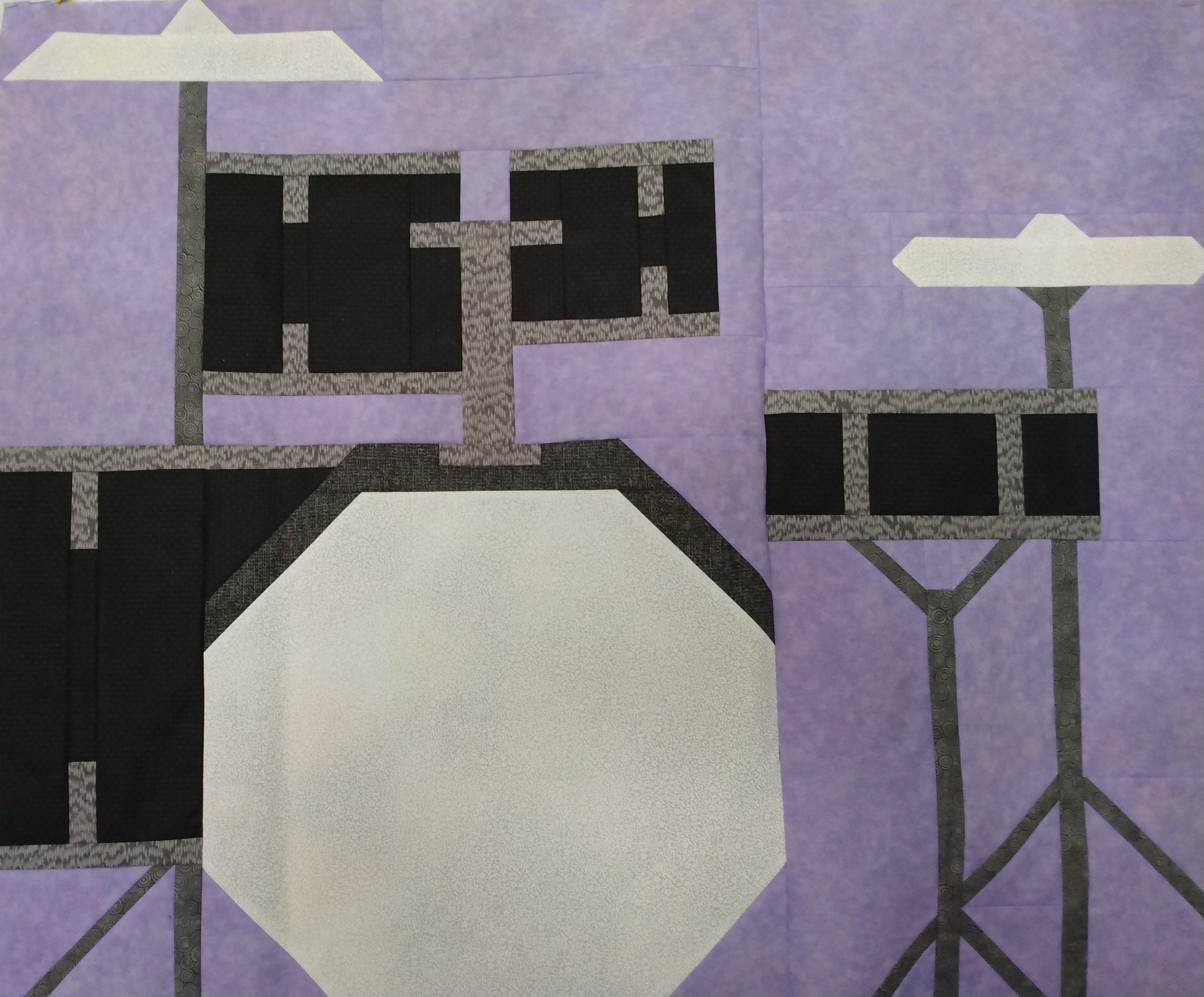 Drum Set Quilt Pattern Etsy