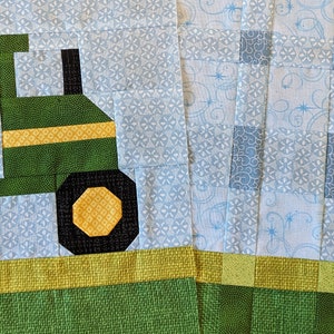 Tractor Quilt Block Pdf Pattern - Etsy