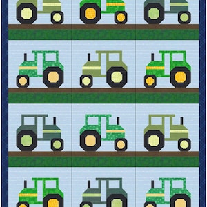 Tractor Quilt Block Pdf Pattern - Etsy