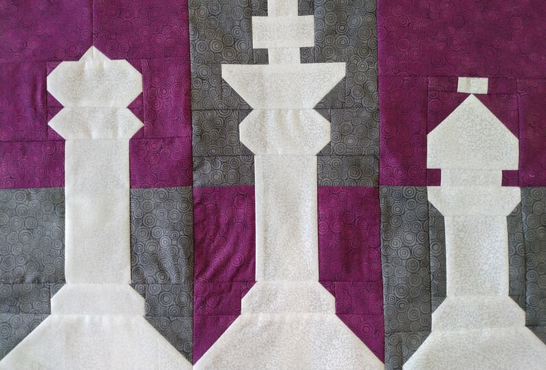 Chess Set Quilt Pattern Pack Pdf Etsy