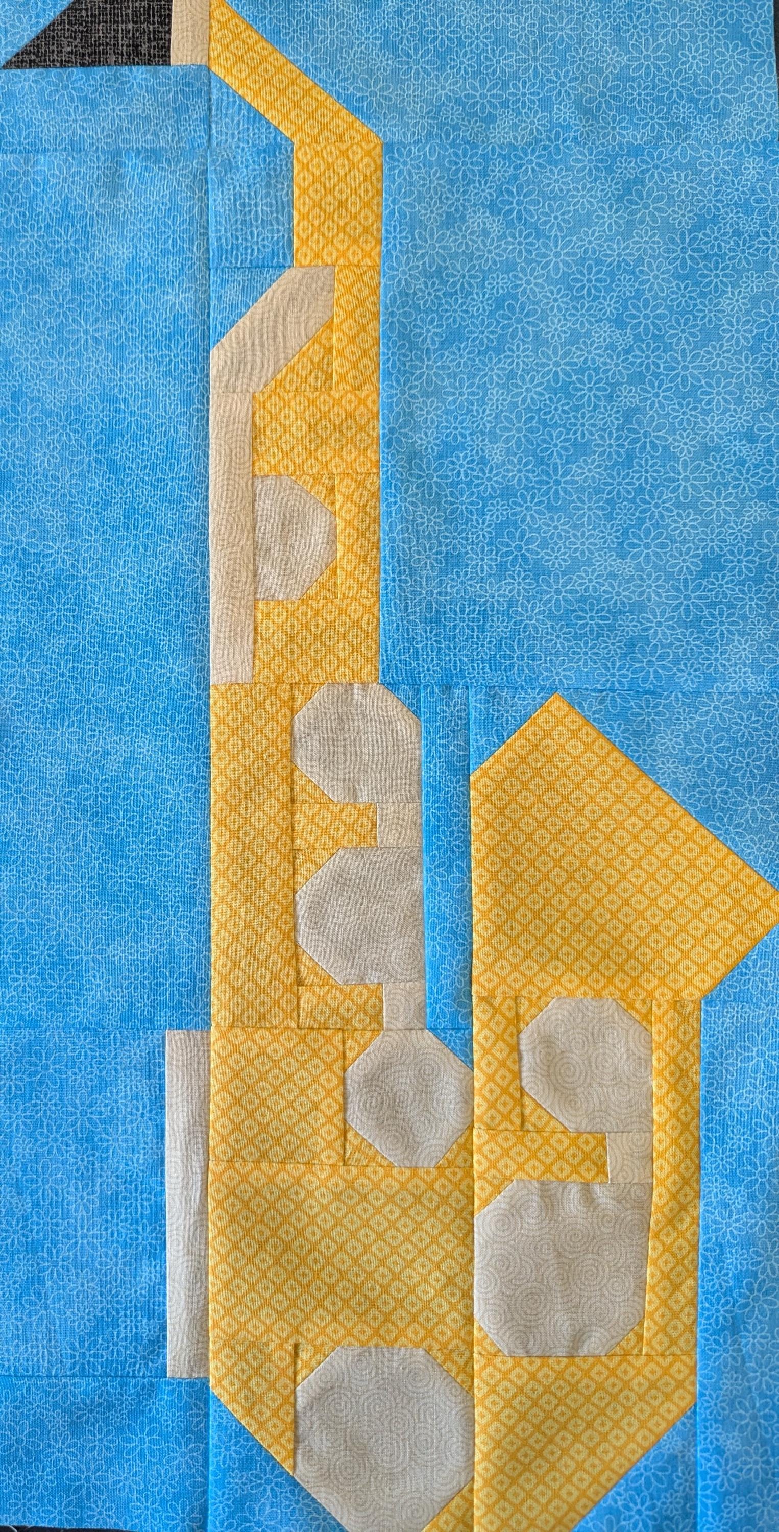Saxophone Quilt Block Pdf Pattern - Etsy