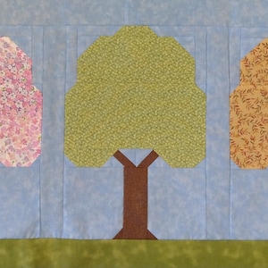 Tree Quilt Block Pdf Pattern - Etsy