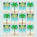 Palm Tree Ocean Quilt Block Pdf Pattern - Etsy