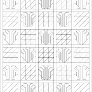 Scallop Shell Quilt Block Pdf Pattern - Etsy