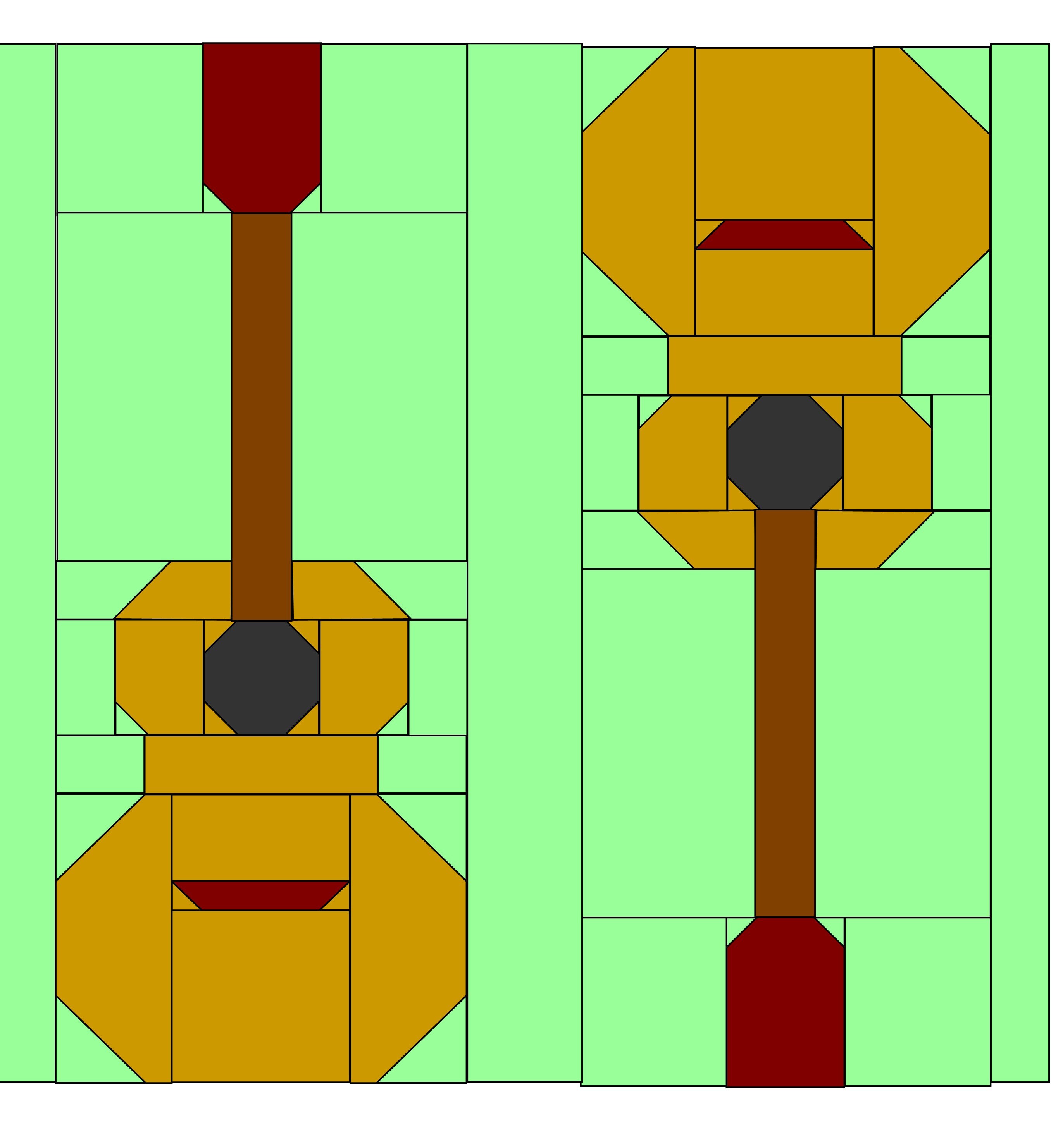 Folk Guitar Ukulele Quilt Block PDF Pattern Etsy