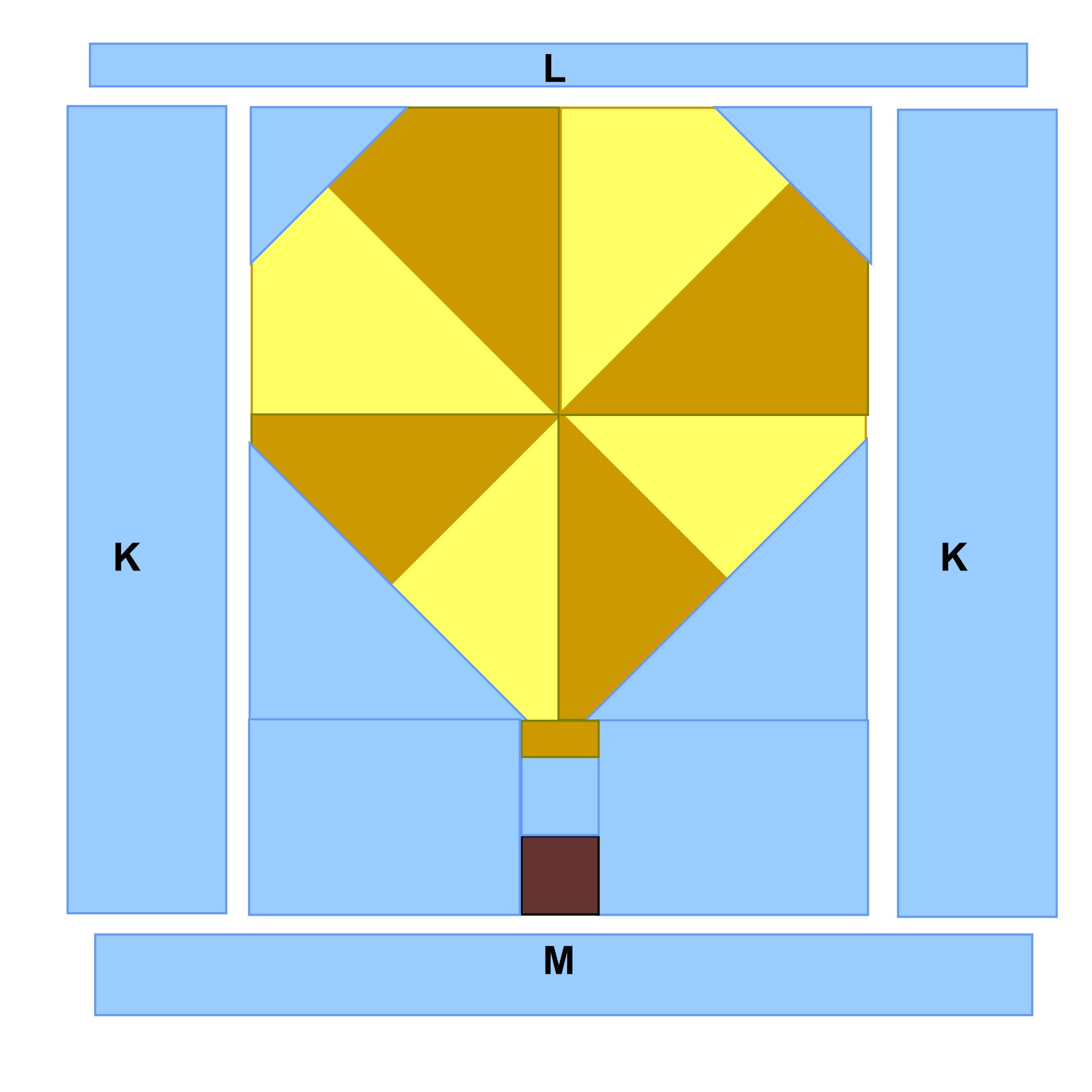 Hot Air Balloon Quilt Block PDF Pattern Etsy