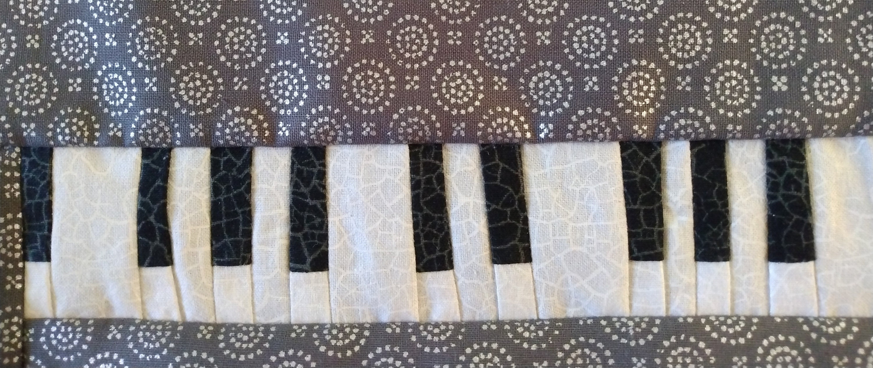 Piano Keyboard Quilt Block PDF Pattern Etsy España