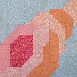 Conch Shell Quilt Block Pdf Pattern - Etsy