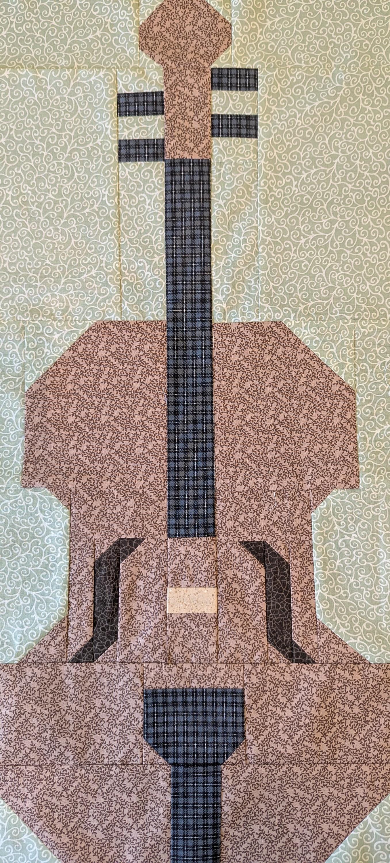 Violin & Cello Quilt Block PDF Pattern - Etsy