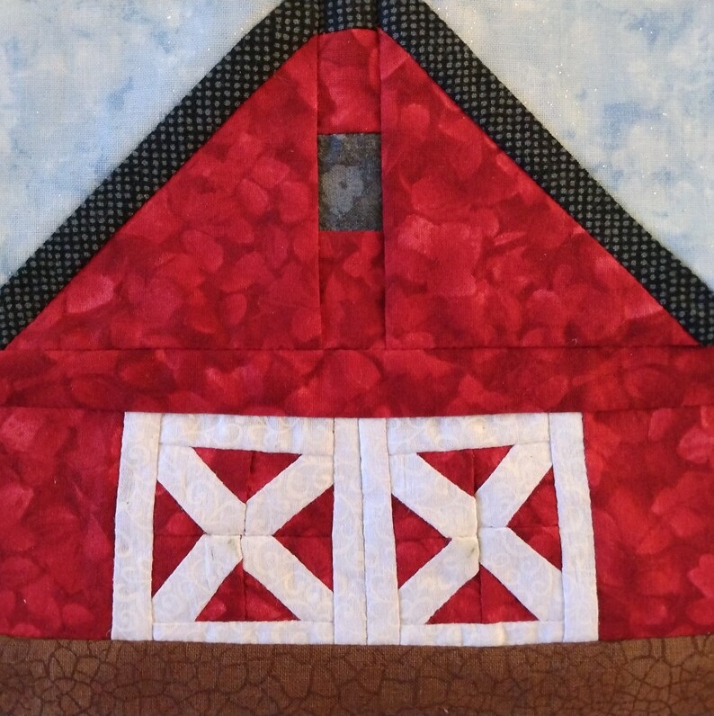 Barn Quilt Block PDF Pattern | Etsy