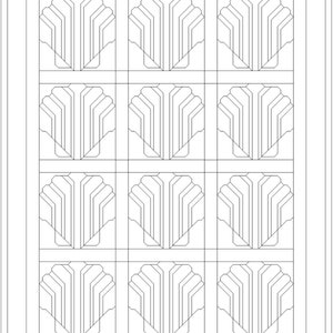Scallop Shell Quilt Block Pdf Pattern - Etsy