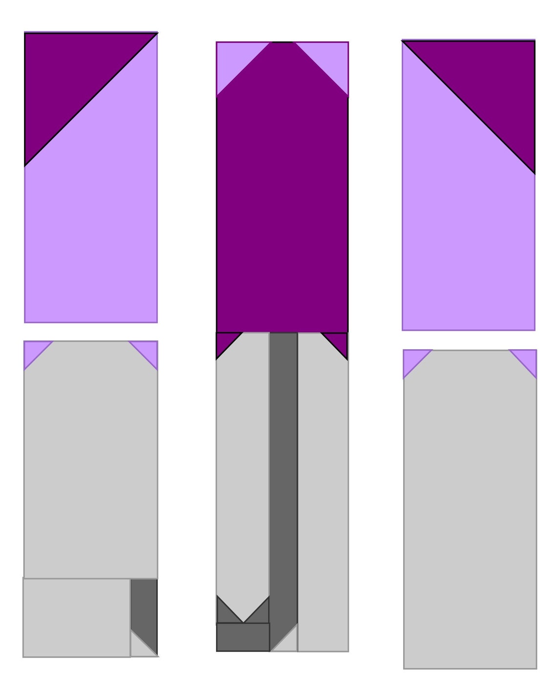 Rainy Day Umbrella Quilt Block PDF Pattern Etsy